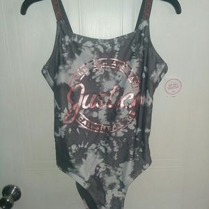 Girls justice swimsuit size 18 plus. New